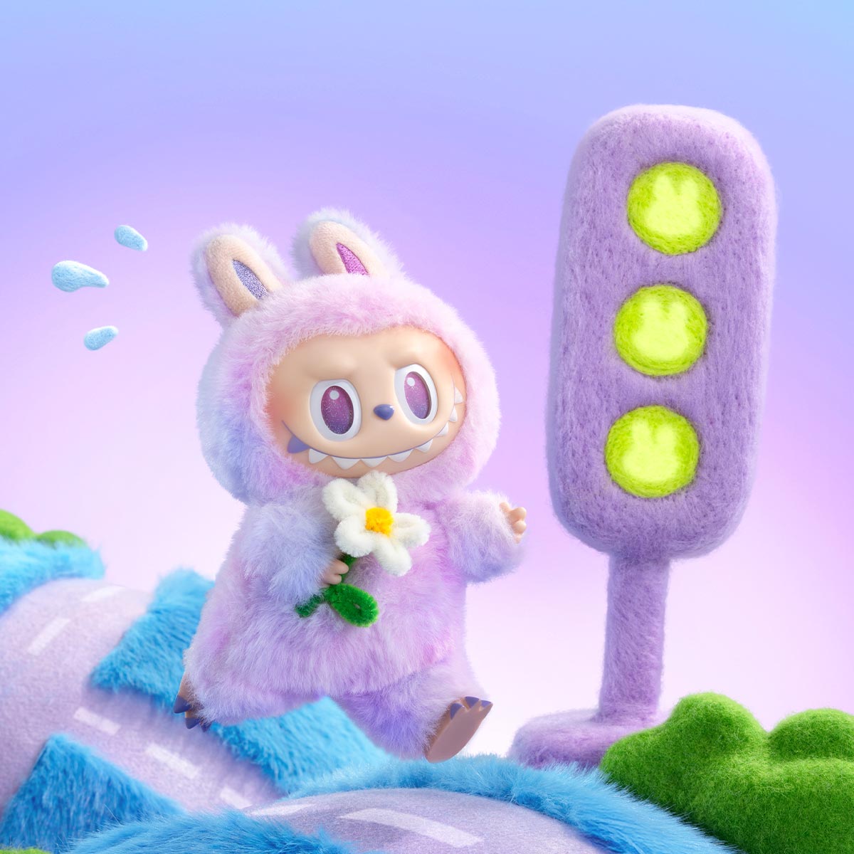 THE MONSTERS Big into Energy Series-Vinyl Plush Pendant Blind Box